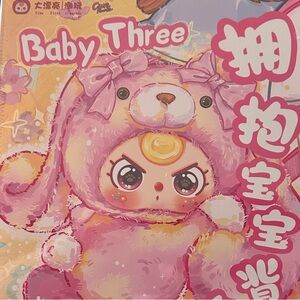 Baby Three Hugging Baby Backpack Plush Blind Box